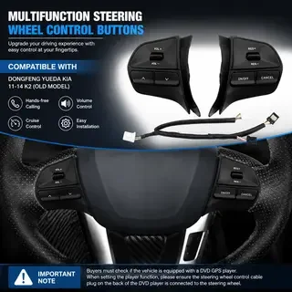 NEW Pair Cruise Control Buttons For KIA Rio 2012 2013 2014 2015 2016 Multifunctional Steering Wheel Button Switch Fast Shipping
NEW Pair Cruise Control Buttons For KIA Rio 2012 2013 2014 2015 2016 Multifunctional Steering Wheel Button Switch Fast Shipping