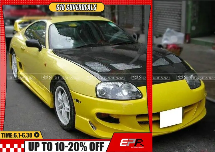 GT500 Type Hood for Toyota Supra MK4 JZA80 - Racing Aero Performance Body Panel
GT500 Type Hood for Toyota Supra MK4 JZA80 - Racing Aero Performance Body Panel