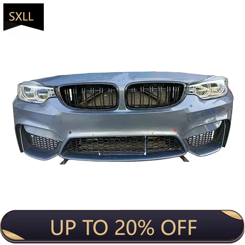 SXLL F80 M2M3 plastic material high quality best-selling used front bumper assembly headlight grille
SXLL F80 M2M3 plastic material high quality best-selling used front bumper assembly headlight grille