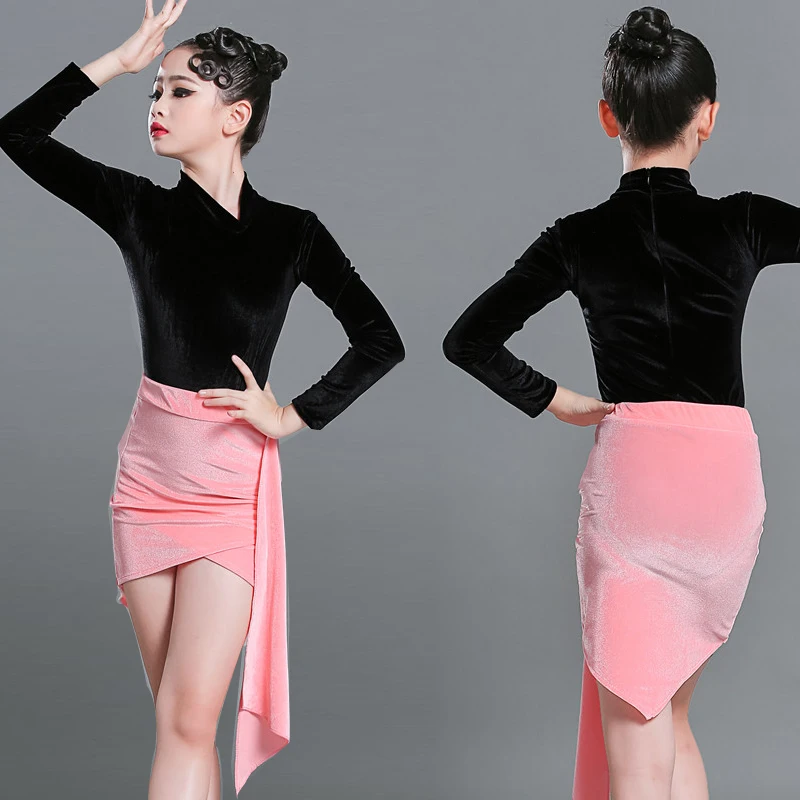 Children Latin Dance Training Suit Girls Autumn Winter Long Sleeve Dance Wear Latin Dance Skirt Split Suit
Children Latin Dance Training Suit Girls Autumn Winter Long Sleeve Dance Wear Latin Dance Skirt Split Suit