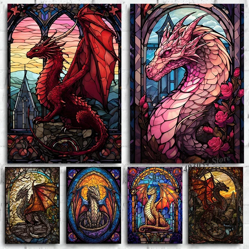 Abstract Dragon in A Glass Canvas Painting Art Fantasy Animals Nordic Dragon Poster Prints Wall Gift Living Room Pictures Decor
Abstract Dragon in A Glass Canvas Painting Art Fantasy Animals Nordic Dragon Poster Prints Wall Gift Living Room Pictures Decor