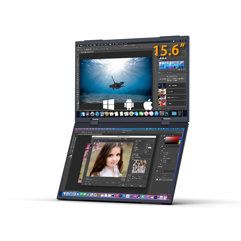 15.6-inch Dual-screen Display 1080 Resolution, Type-c Interface, High Refresh Rate, Suitable Game Design Office Use
15.6-inch Dual-screen Display 1080 Resolution, Type-c Interface, High Refresh Rate, Suitable Game Design Office Use