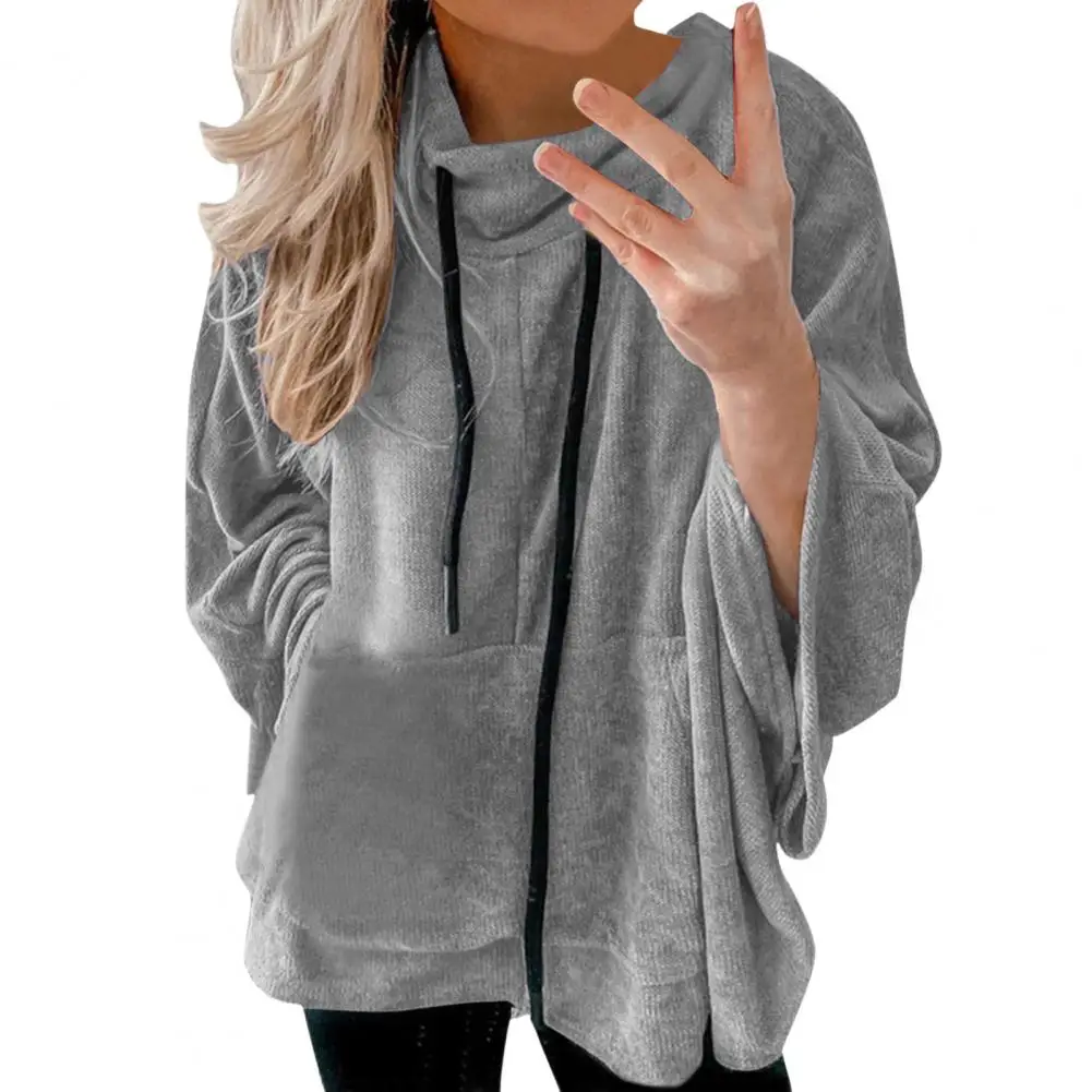 Autumn Sweatshirt Women Solid Color Turtleneck Loose Pullover Warm Drawstring Batwing Sleeves Spring Sweatshirt Female Clothes
Autumn Sweatshirt Women Solid Color Turtleneck Loose Pullover Warm Drawstring Batwing Sleeves Spring Sweatshirt Female Clothes