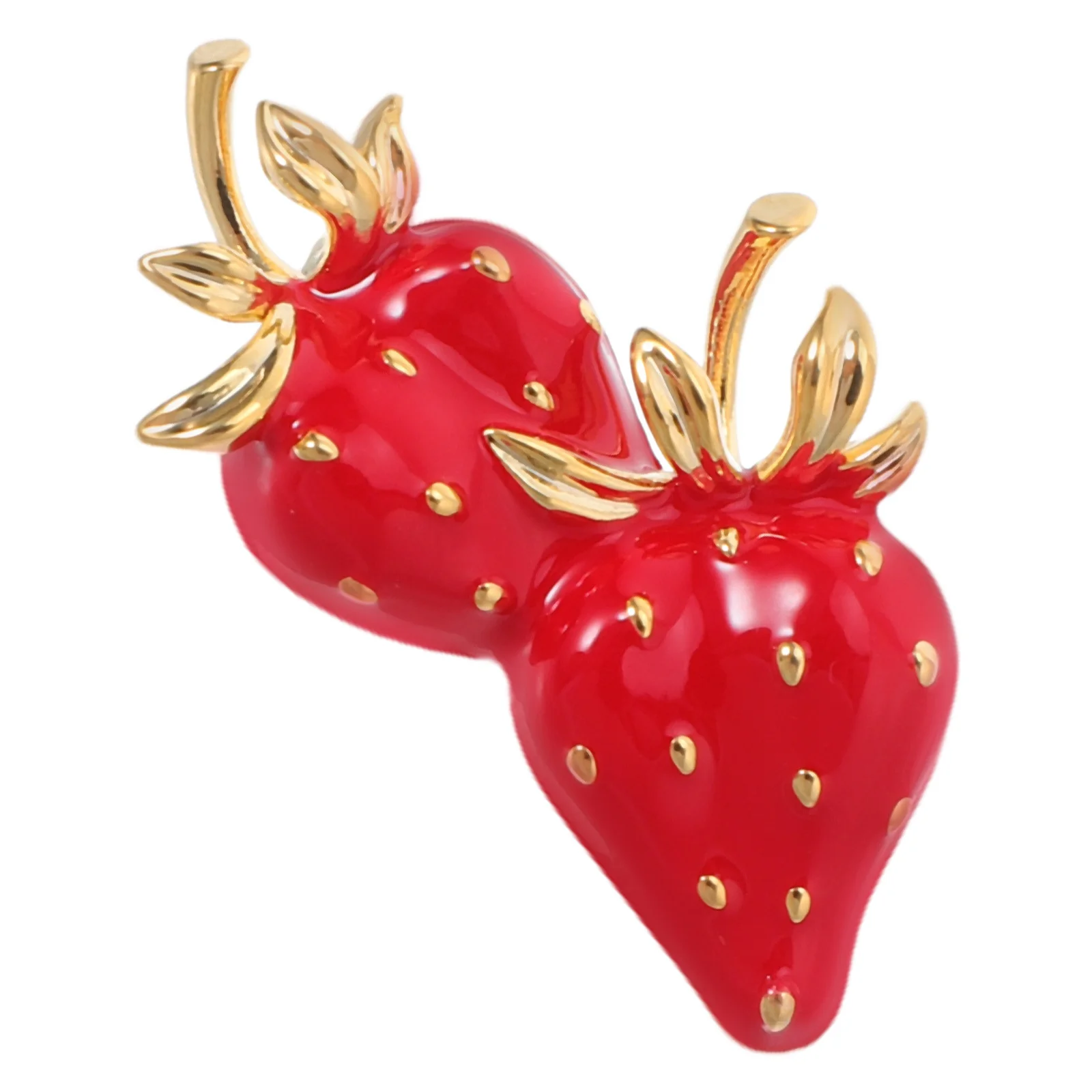 Strawberry Brooch Elegant Copper Pin for Women Fashion Decorative Fruit Lapel Pin Pretty Cute Brooch Jewelry Gift for Girlfriend
Strawberry Brooch Elegant Copper Pin for Women Fashion Decorative Fruit Lapel Pin Pretty Cute Brooch Jewelry Gift for Girlfriend