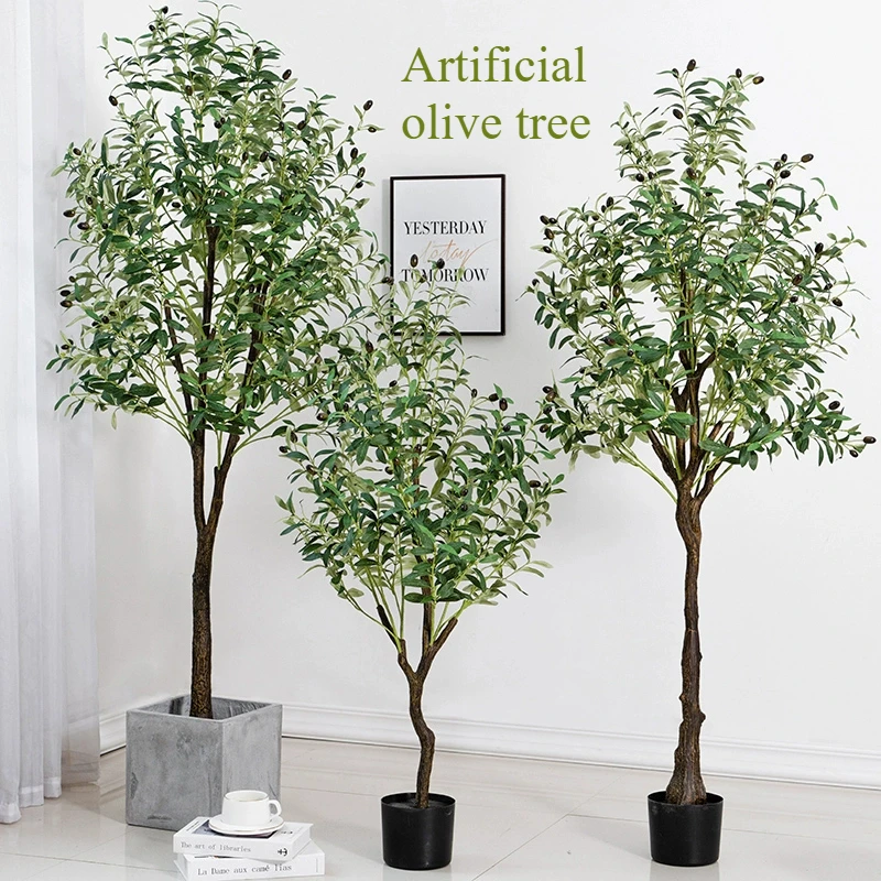 Large Olive Tree Artificial Plant Fake Olive Tree with Basin 60 Cm To 210 Cm Tropical Silk Tree for Home Office Party Decoration
Large Olive Tree Artificial Plant Fake Olive Tree with Basin 60 Cm To 210 Cm Tropical Silk Tree for Home Office Party Decoration