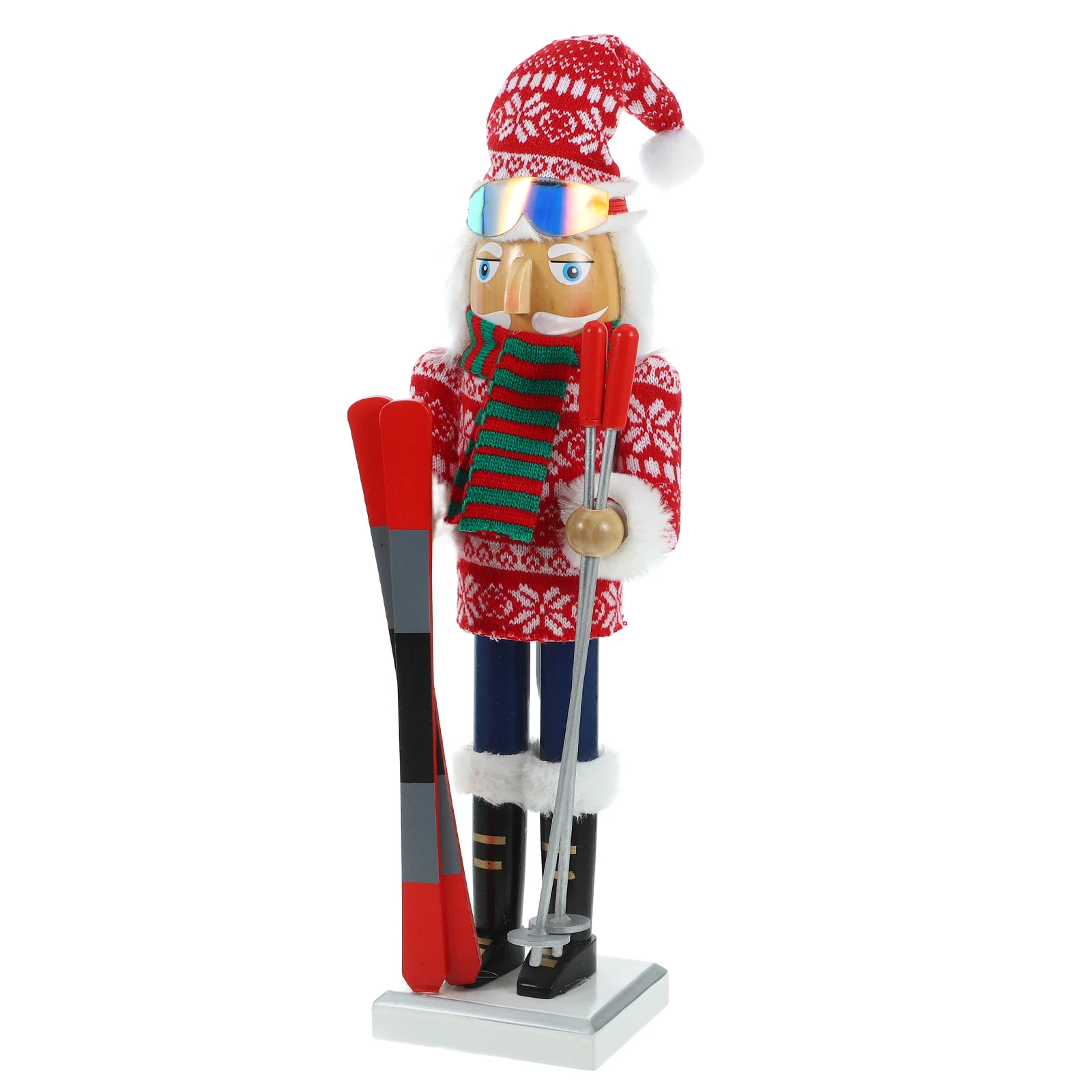 Christmas Skiing Nutcracker Decoration 3D Wooden Nutcrackers Craft Unique Desktop Ornament Xmas Party Supplies Wood Nutcracker
Christmas Skiing Nutcracker Decoration 3D Wooden Nutcrackers Craft Unique Desktop Ornament Xmas Party Supplies Wood Nutcracker