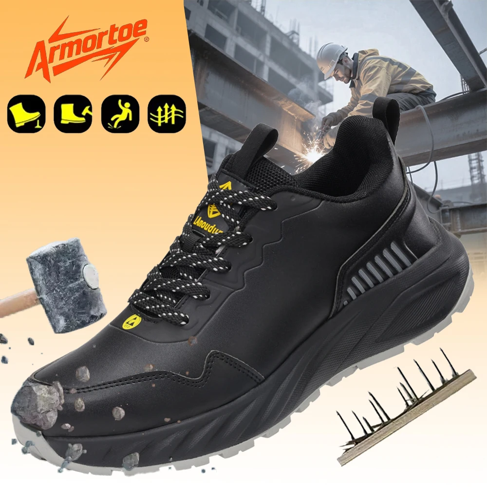 ArmorToe Anti-Slip SRA Safety Shoes Impact Puncture Resistant Durable Lightweight Breathable Work Protection Footwear #Armor3088
ArmorToe Anti-Slip SRA Safety Shoes Impact Puncture Resistant Durable Lightweight Breathable Work Protection Footwear #Armor3088