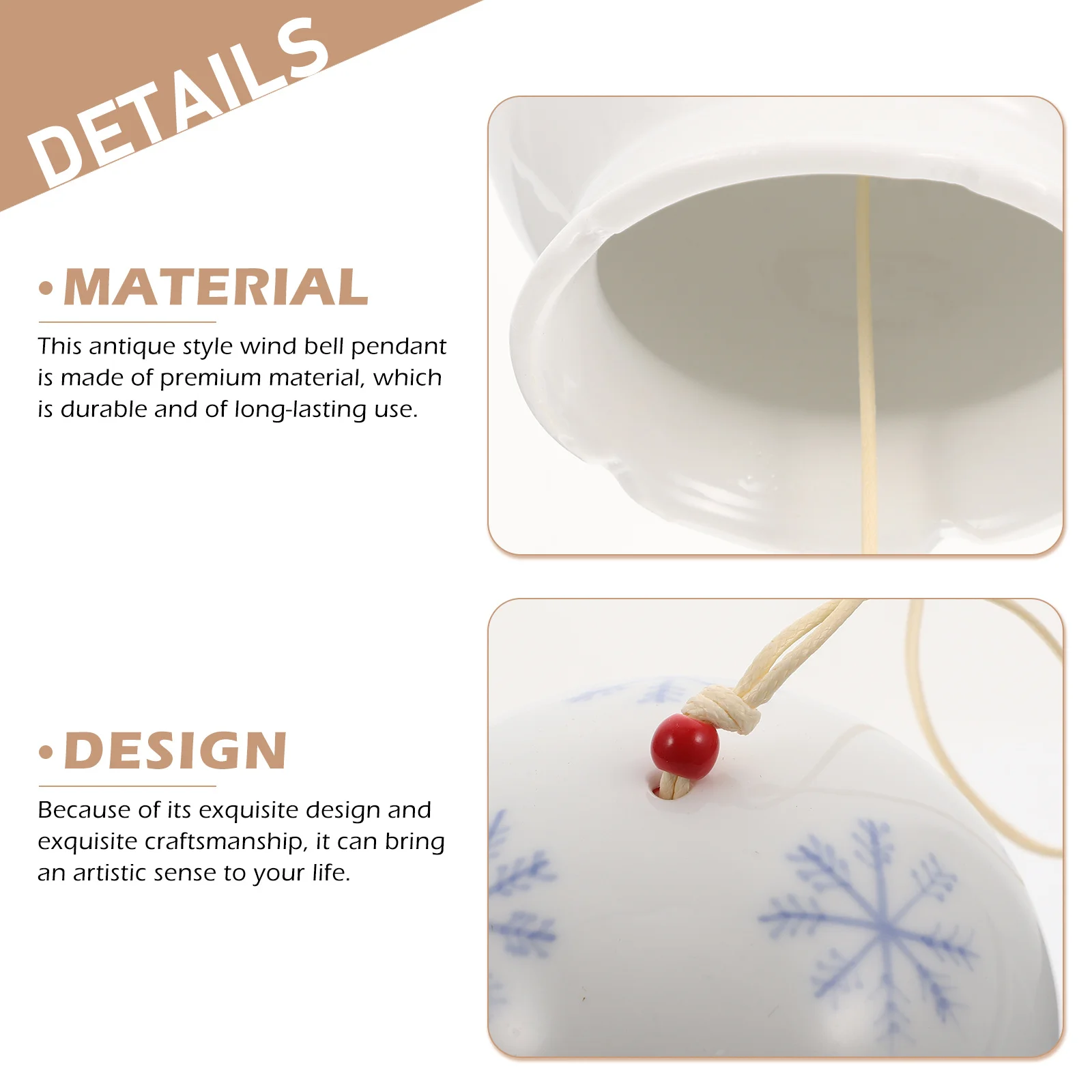 Wind Chime Pendant Christmas Decor Outdoor Garden Hanging Bell Vintage Ornaments
Wind Chime Pendant Christmas Decor Outdoor Garden Hanging Bell Vintage Ornaments