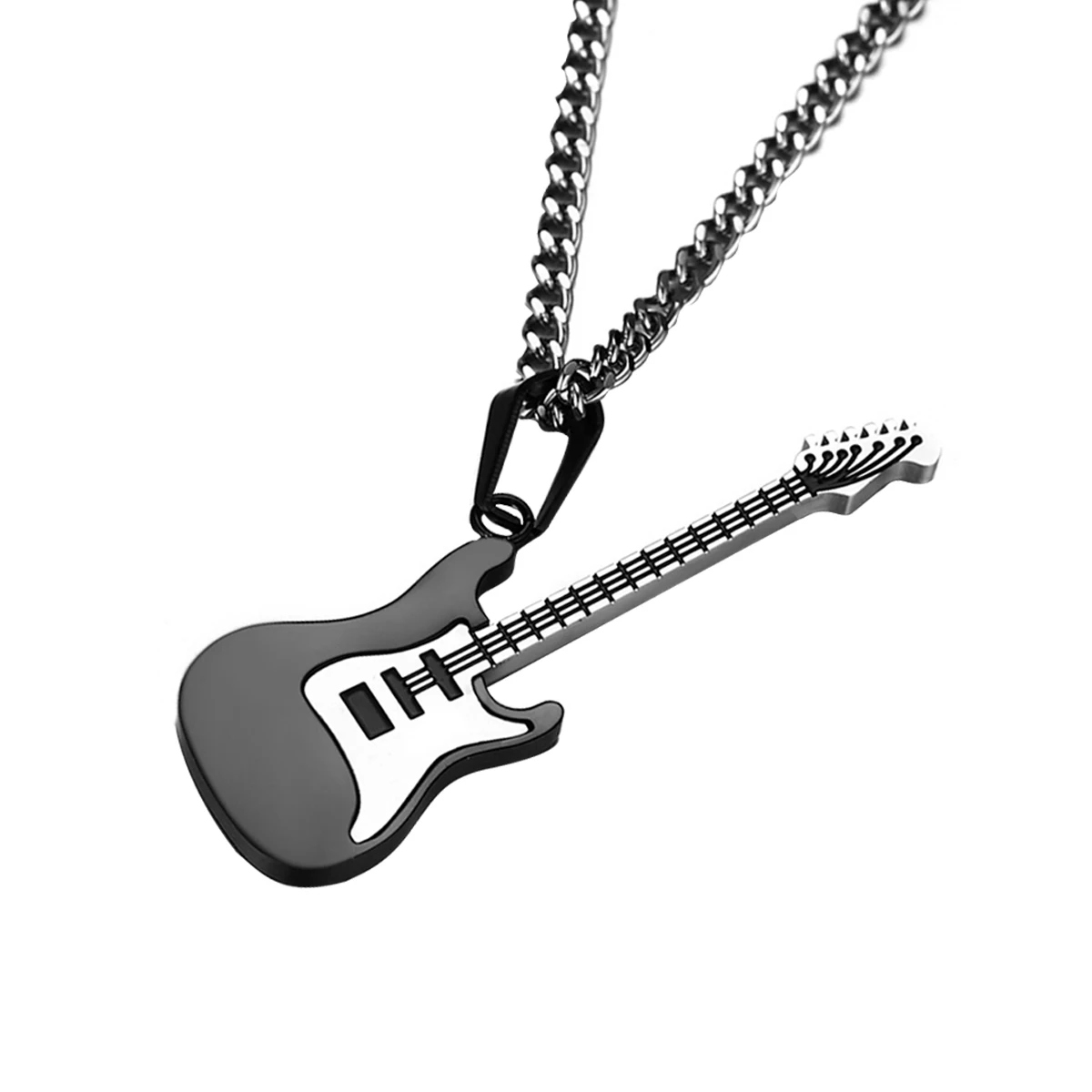 Necklace Guitar Pendant Matching Pendants European and American Sweather Chain Shaped
Necklace Guitar Pendant Matching Pendants European and American Sweather Chain Shaped