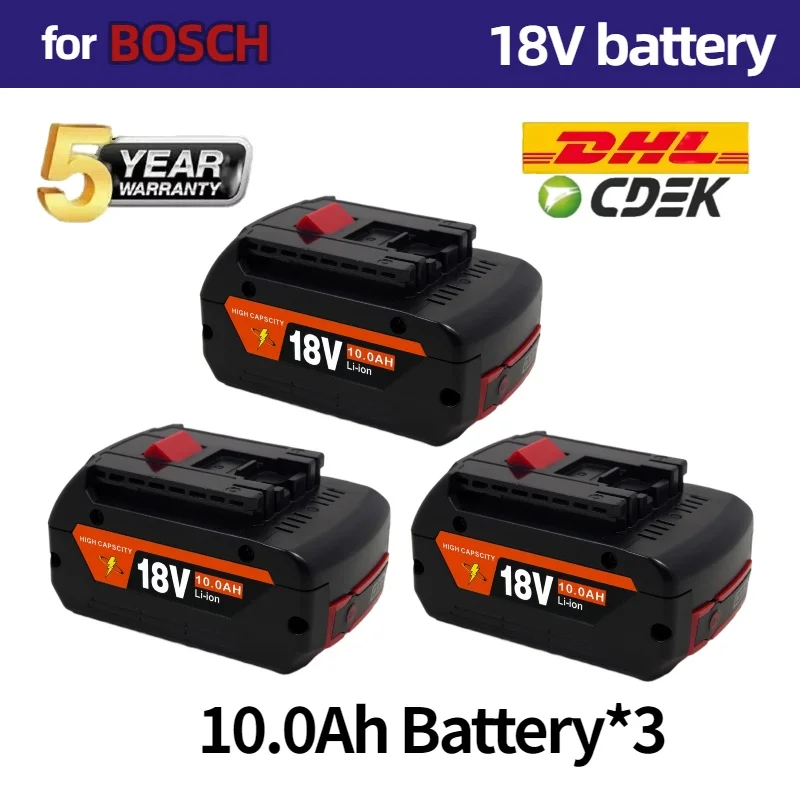 For BOSCH 18V Original Lithium BatteryReplaceable BOSCH Battery Pack⚡6.0AH Original Tool Rechargeable BatteryUltra long life
For BOSCH 18V Original Lithium BatteryReplaceable BOSCH Battery Pack⚡6.0AH Original Tool Rechargeable BatteryUltra long life