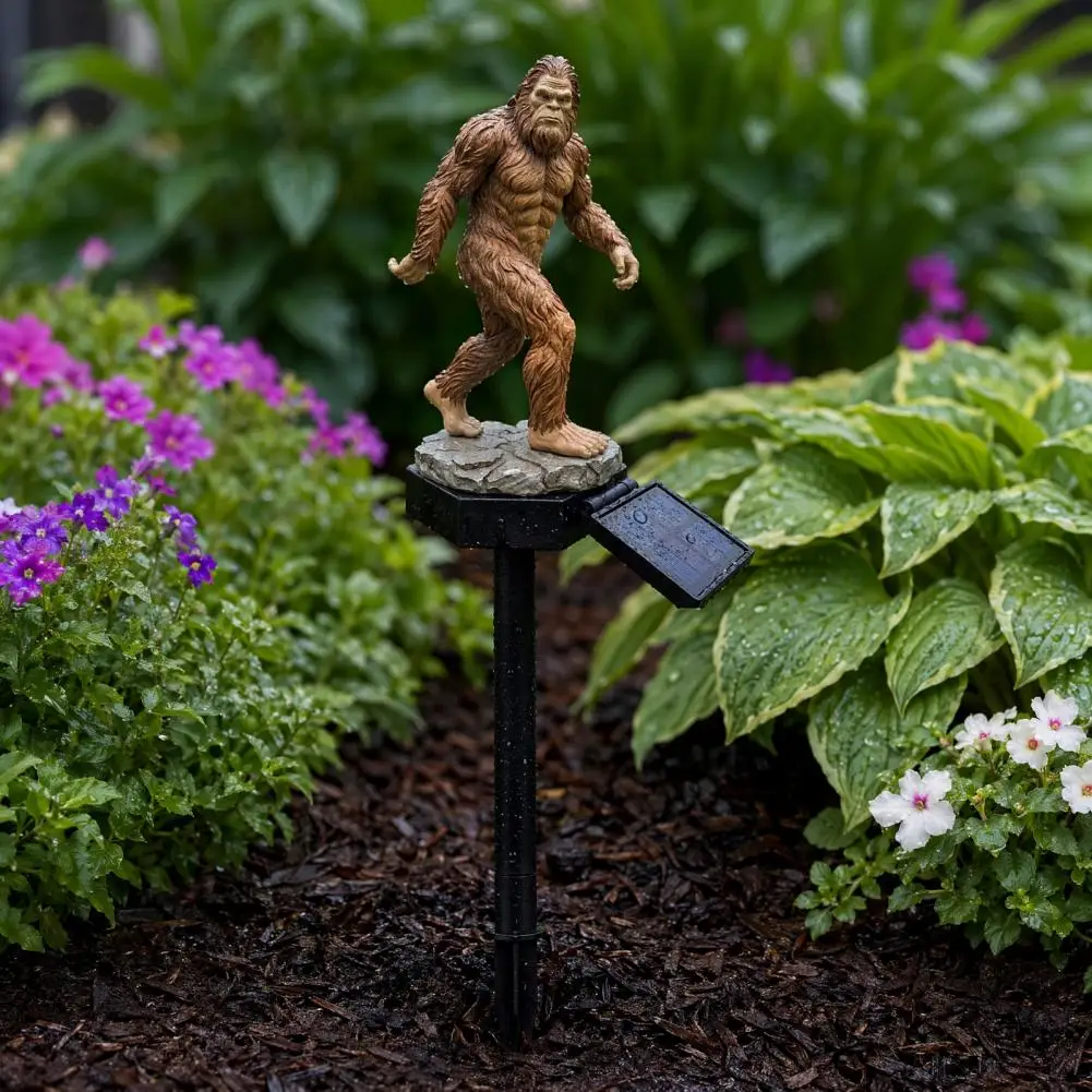 Outdoor Solar Light Sasquatch Garden Statue Sasquatch Solar Garden Light with Led Glow Waterproof Outdoor Yard Decor for Patio
Outdoor Solar Light Sasquatch Garden Statue Sasquatch Solar Garden Light with Led Glow Waterproof Outdoor Yard Decor for Patio