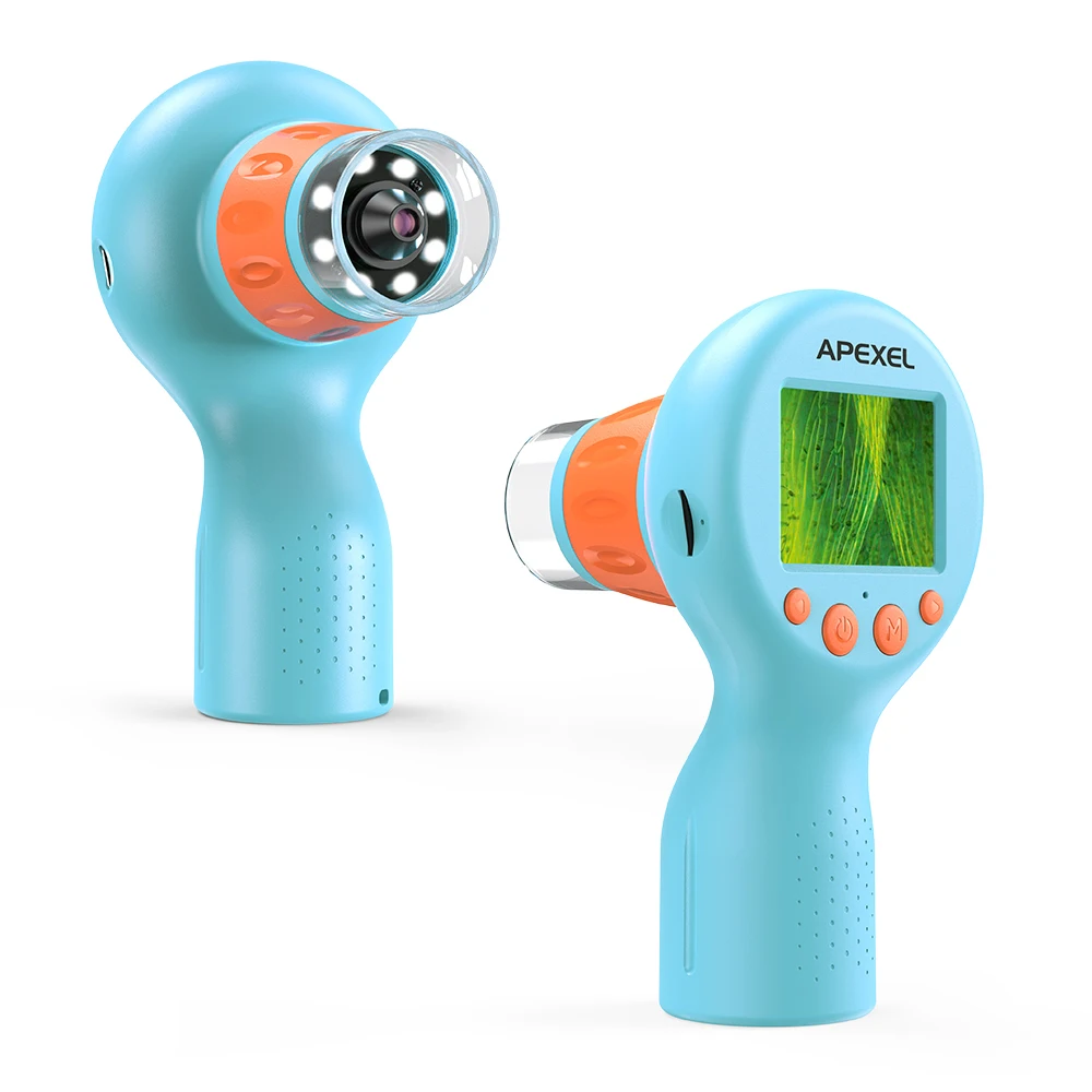 APEXEL 800X Kids Microscope, Zoom USB Digital Microscope, 2" IPS Screen / 800mAh Rechargeable Battery / LED Light / 32GB TF Card
APEXEL 800X Kids Microscope, Zoom USB Digital Microscope, 2" IPS Screen / 800mAh Rechargeable Battery / LED Light / 32GB TF Card