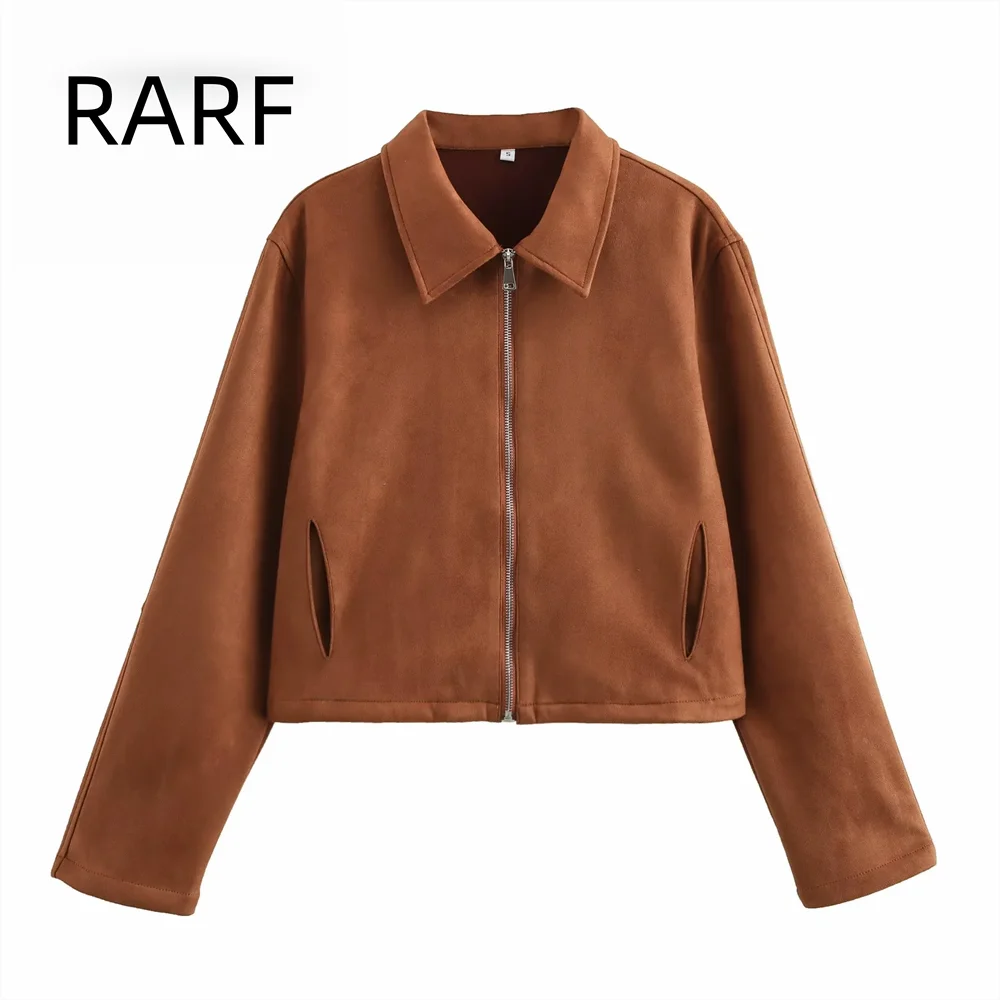 Autumn new women's clothing French design sense fashionable and versatile casual suede short jacket
Autumn new women's clothing French design sense fashionable and versatile casual suede short jacket