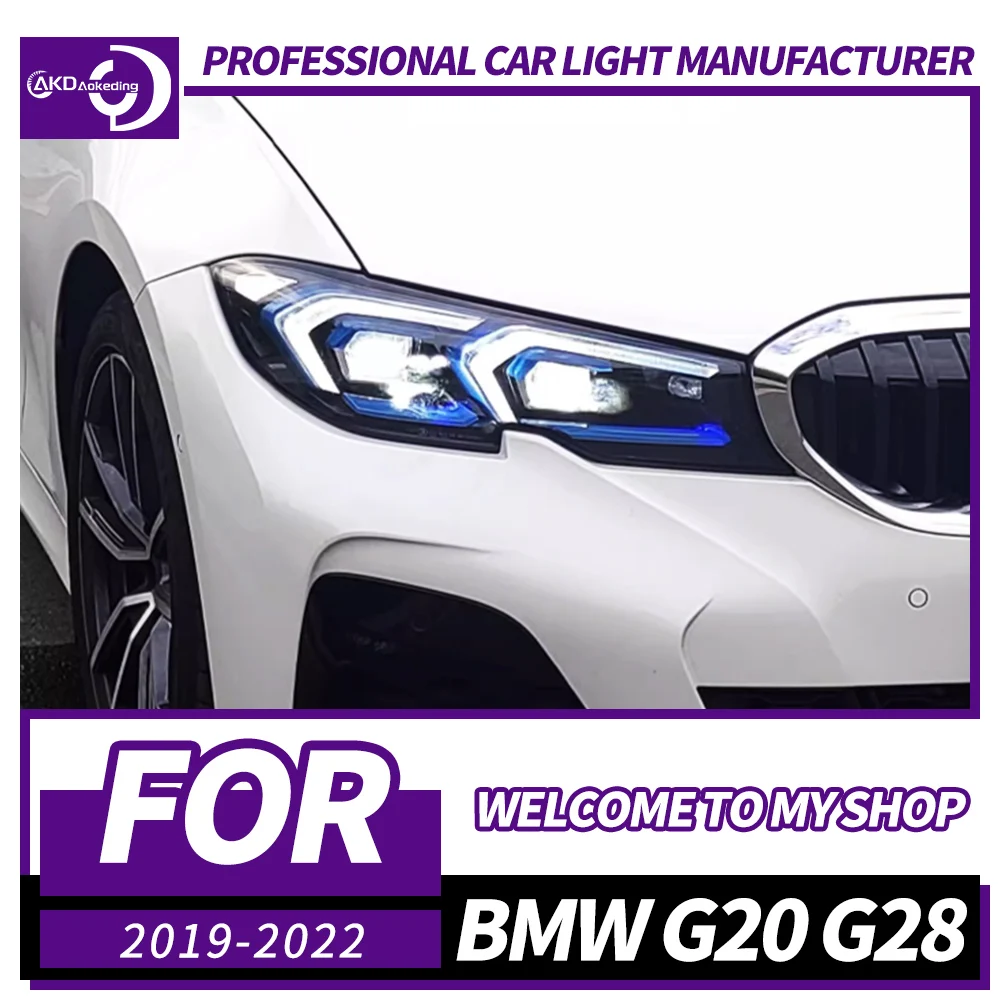 Фара AKD для BMW G20 G28 Светодиодная фара 2019-2022 Фара 325i 320i DRL Указатель поворота Дальнего света Объектив проектора «Ангельский глаз»
Фара AKD для BMW G20 G28 Светодиодная фара 2019-2022 Фара 325i 320i DRL Указатель поворота Дальнего света Объектив проектора «Ангельский глаз»