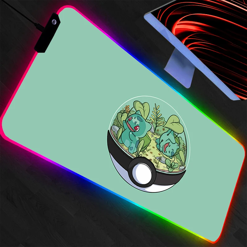 LED Pokemon Pikachu Mouse Pad Computer keyboard Backlight Carpet Large Gaming Accessories RGB Mousepad PC Gamer Desk Mat
LED Pokemon Pikachu Mouse Pad Computer keyboard Backlight Carpet Large Gaming Accessories RGB Mousepad PC Gamer Desk Mat