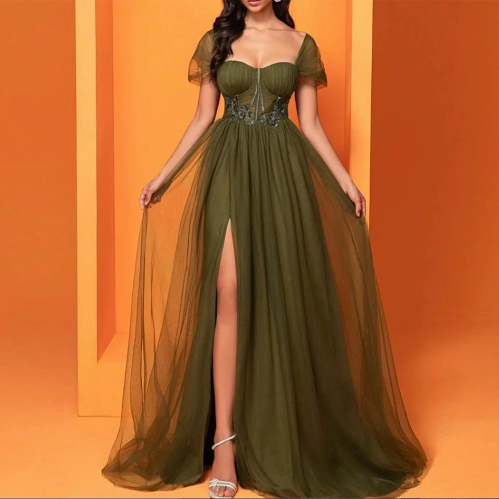 Customized A-Line Prom Dresses Floor-Length Off The Shoulder Sleeveless Evening Gown Fashion Backless Bow Lace-Up Party Gown
Customized A-Line Prom Dresses Floor-Length Off The Shoulder Sleeveless Evening Gown Fashion Backless Bow Lace-Up Party Gown