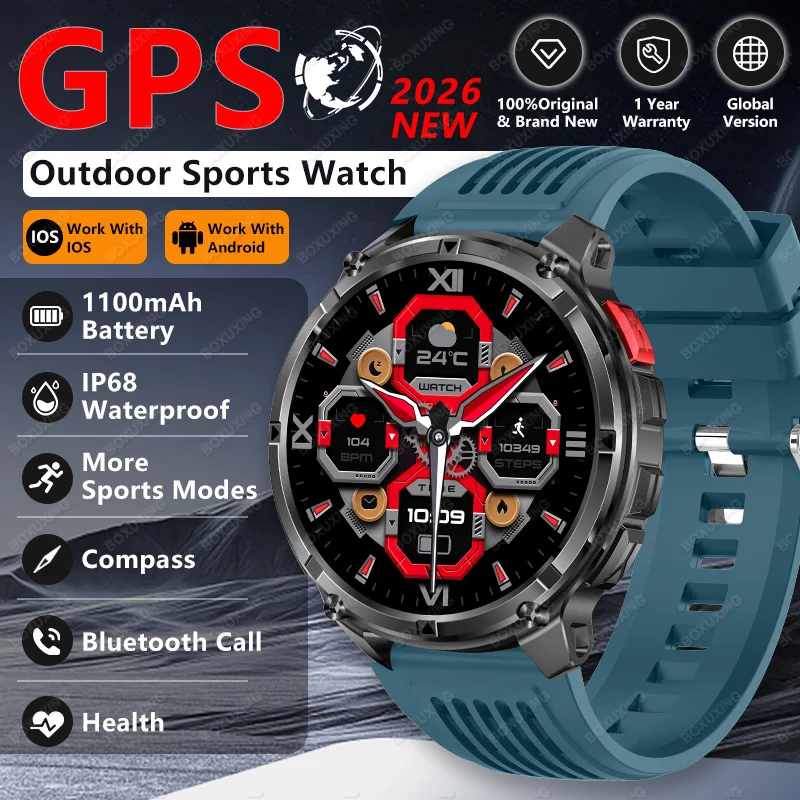 Смарт-часы для спорта 2026 GPS с AMOLED-экраном 1,7 дюйма, компасом, пульсометром, водонепроницаемостью IP68, Bluetooth-вызовами для активного отдыха
Смарт-часы для спорта 2026 GPS с AMOLED-экраном 1,7 дюйма, компасом, пульсометром, водонепроницаемостью IP68, Bluetooth-вызовами для активного отдыха