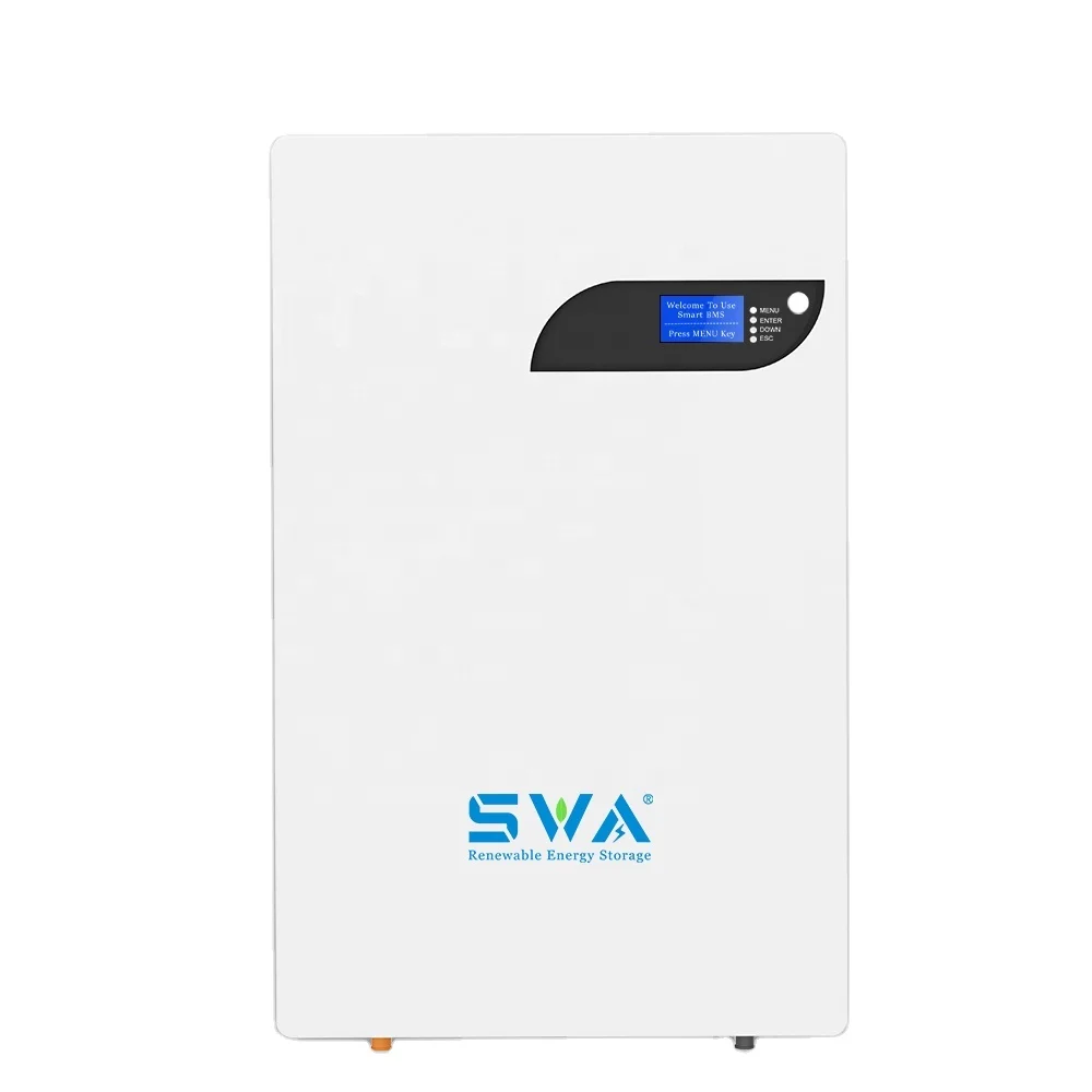 SWA Prismatic New Rechargeable Battery Pack Wall-Mounted 48v Lifepo4 Solar Energy Storage System
SWA Prismatic New Rechargeable Battery Pack Wall-Mounted 48v Lifepo4 Solar Energy Storage System