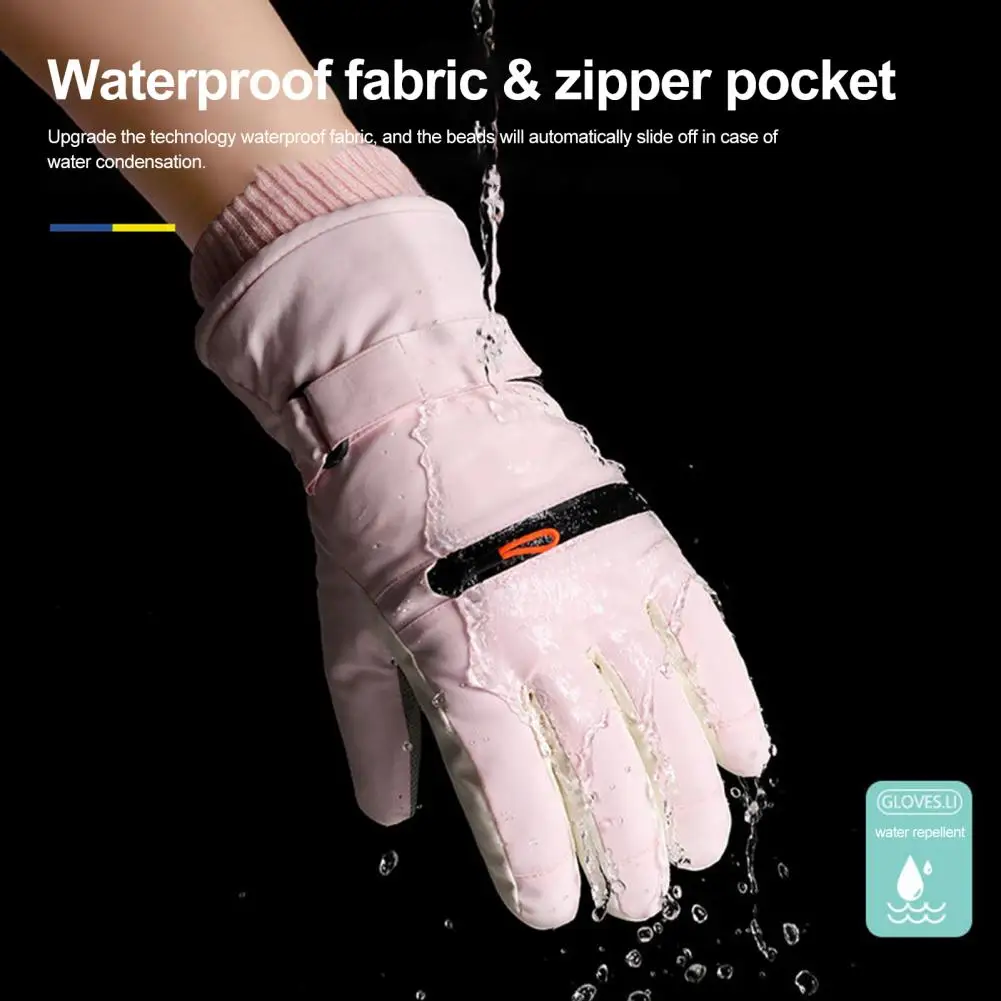Waterproof Thermal Gloves with Zipper Pockets Soft Smooth Winter Gloves Windproof Thermal Ski Gloves for Weather Skiing for Men
Waterproof Thermal Gloves with Zipper Pockets Soft Smooth Winter Gloves Windproof Thermal Ski Gloves for Weather Skiing for Men