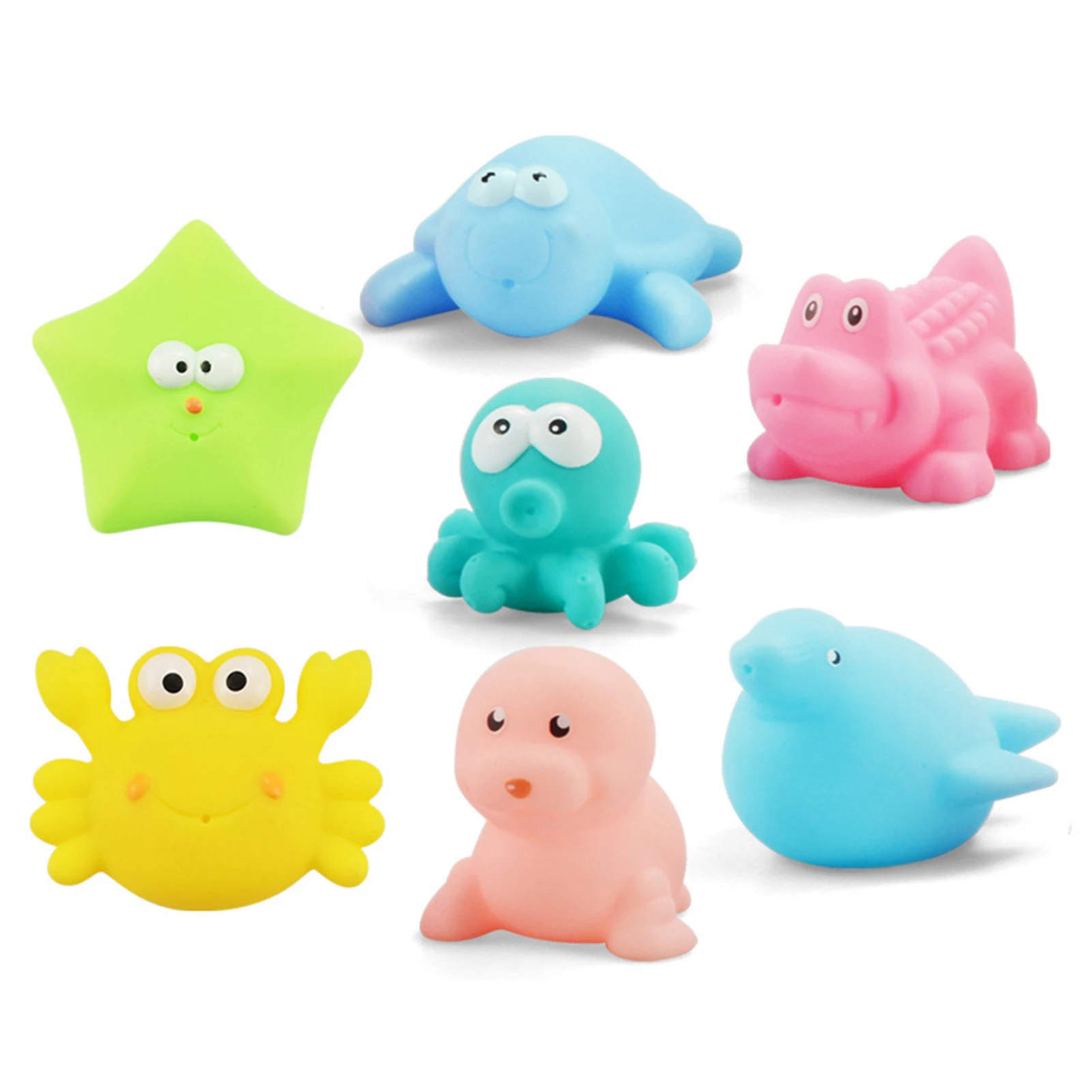 Детские игрушки для ванной, милые мультяшные силиконовые животные, водные игрушки, водная игра для бассейна 
Детские игрушки для ванной, милые мультяшные силиконовые животные, водные игрушки, водная игра для бассейна