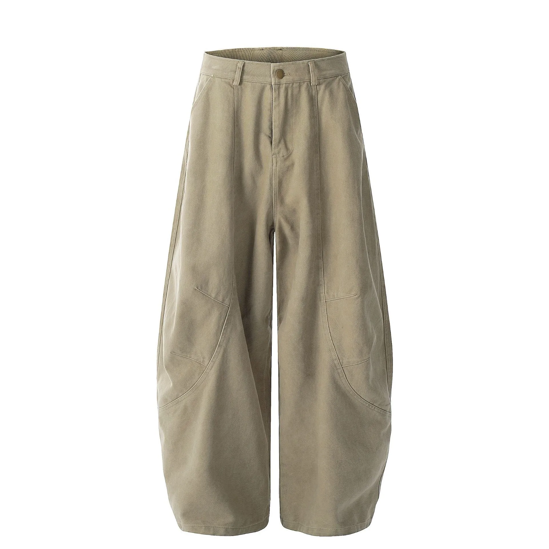 Spring Men's Clothing Baggy Pants Streetwear Cargo Trousers Cotton Loose Fit Vintage Solid Color Casual Daily Wear Pants
Spring Men's Clothing Baggy Pants Streetwear Cargo Trousers Cotton Loose Fit Vintage Solid Color Casual Daily Wear Pants