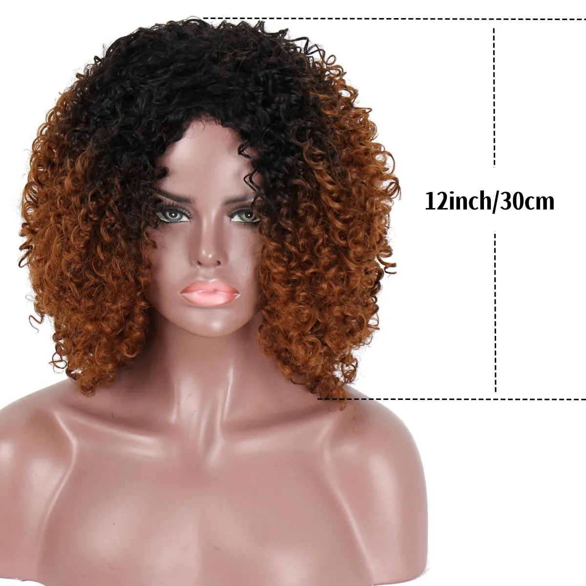 Synthetic Curly Afro Wig for Women Short Brown Fluffy Volumizing Cosplay Costume Party Hairpiece
Synthetic Curly Afro Wig for Women Short Brown Fluffy Volumizing Cosplay Costume Party Hairpiece