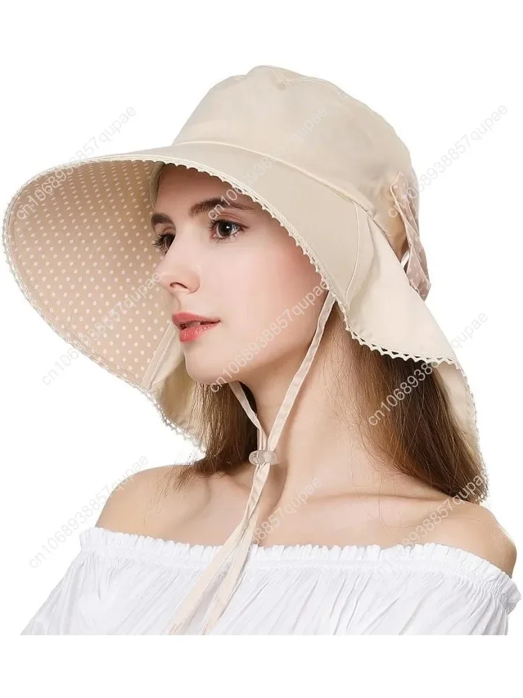 Siggi Summer Pony Tail Flap Cap UPF 50+ Cotton Sun Hat with Ponytail Hole Neck Cover Cord for Women 55-61cm
Siggi Summer Pony Tail Flap Cap UPF 50+ Cotton Sun Hat with Ponytail Hole Neck Cover Cord for Women 55-61cm
