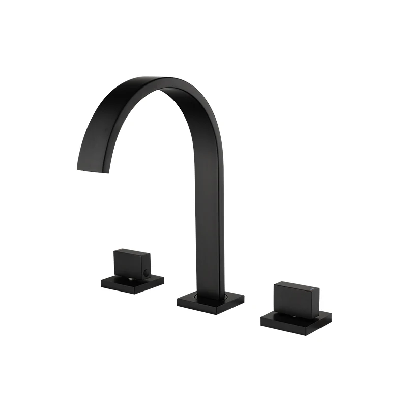Deck Mounted Bathroom Waterfall Sink Faucet 3 Hole 2 Handle Hot And Cold Mixer Tap Bathroom Vanity Sink Faucet Matte Black
Deck Mounted Bathroom Waterfall Sink Faucet 3 Hole 2 Handle Hot And Cold Mixer Tap Bathroom Vanity Sink Faucet Matte Black