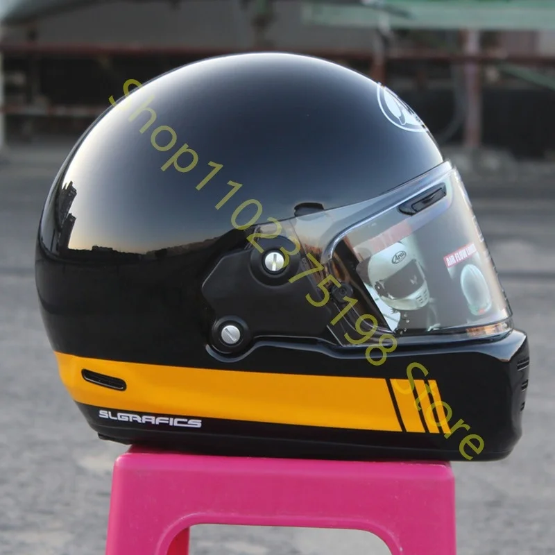 RAPIDE NEO Japanese Mode Full Face Helmet,For Harley Motorcycle And Cruise Motorcycle Protective Helmet,Bright Black Yellow
RAPIDE NEO Japanese Mode Full Face Helmet,For Harley Motorcycle And Cruise Motorcycle Protective Helmet,Bright Black Yellow