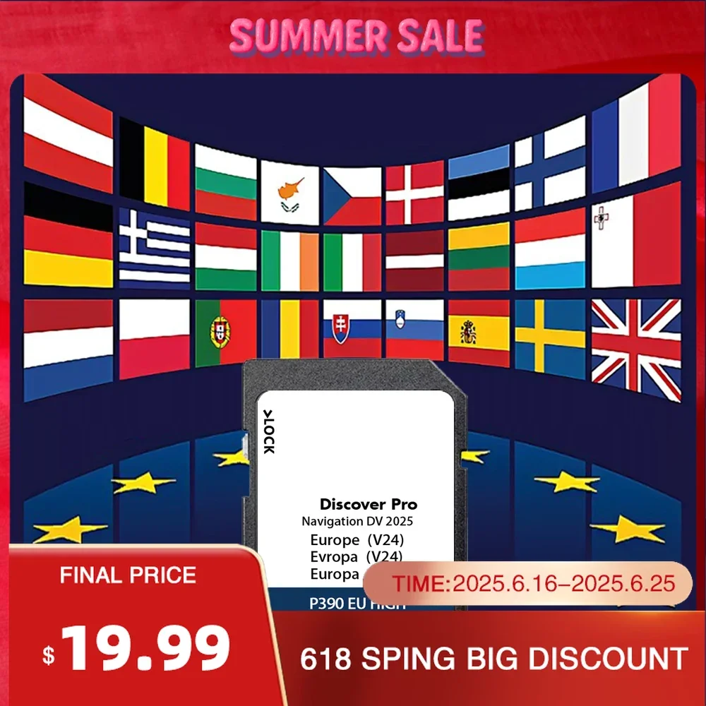 Genuine Naving Card Discover Pro Media 64GB for Skoda VW Map DV V24 Sat Nav SD Card 510919866CC with Anti Fog Reaview Stickers
Genuine Naving Card Discover Pro Media 64GB for Skoda VW Map DV V24 Sat Nav SD Card 510919866CC with Anti Fog Reaview Stickers