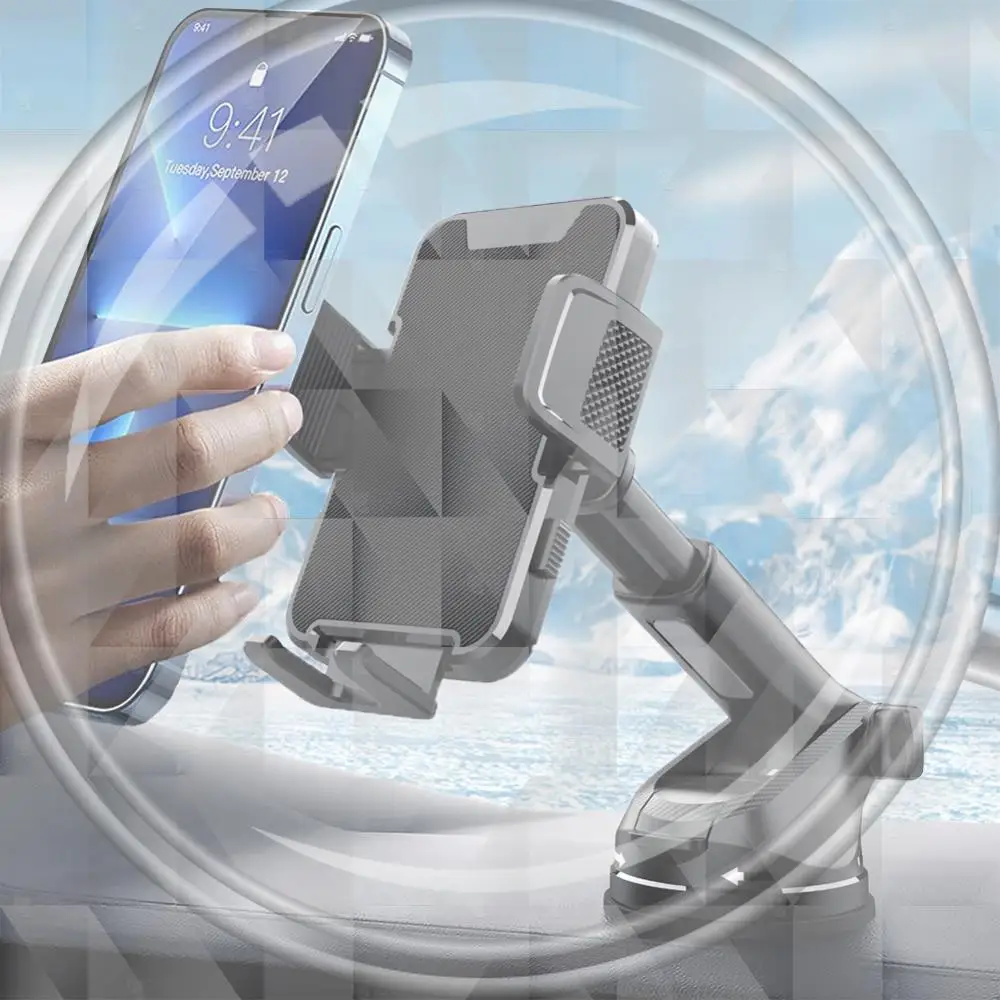 Gravity Sucker Dashboard Mobile Phone Stand 360° Rotation Cell Phone Support Windshield Phone Bracket for Trucks RVs Vehicles
Gravity Sucker Dashboard Mobile Phone Stand 360° Rotation Cell Phone Support Windshield Phone Bracket for Trucks RVs Vehicles