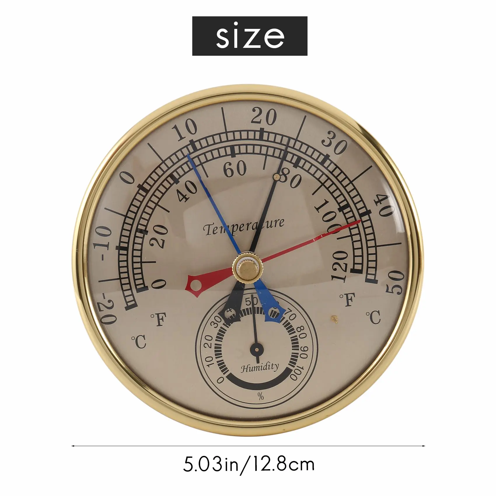 5-дюймовый термометр с минутом Макс. гигрометр, настенное крепление, настенный подвесной аналоговый измеритель температуры и влажности для использования в помещении и на открытом воздухе-BAAQ
5-дюймовый термометр с минутом Макс. гигрометр, настенное крепление, настенный подвесной аналоговый измеритель температуры и влажности для использования в помещении и на открытом воздухе-BAAQ