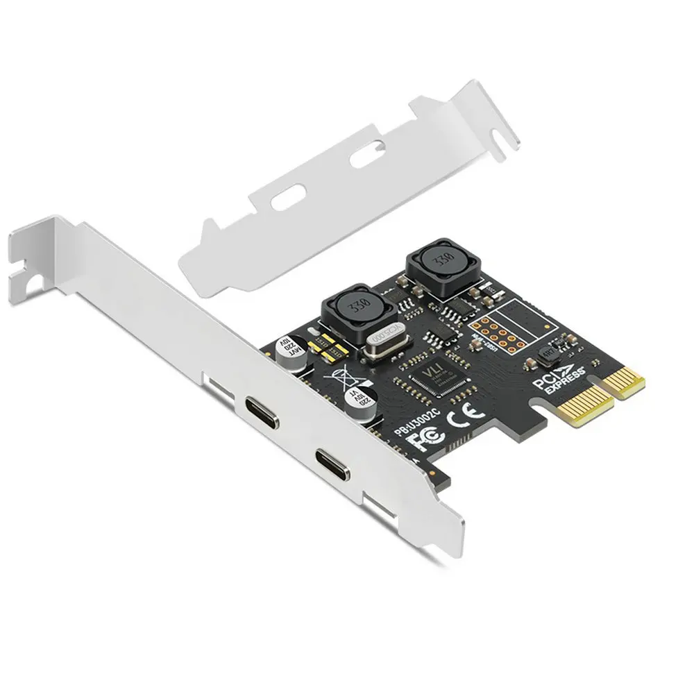 USB 3.0 PCI-E to Type-C Expansion Card Adapter 2 Port USB 3 to PCIE PCI express adapter Card
USB 3.0 PCI-E to Type-C Expansion Card Adapter 2 Port USB 3 to PCIE PCI express adapter Card