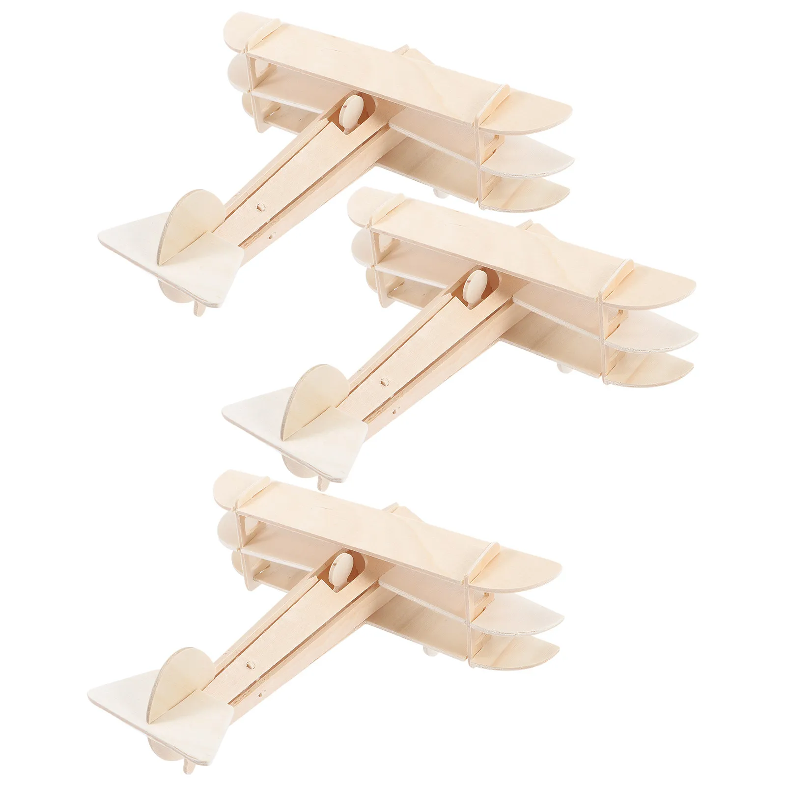 3Pcs Wooden Airplane DIY Assembly Kit for Kids Educational Craft Project with Painting Blank Parts Lifelike Decor for Bedroom
3Pcs Wooden Airplane DIY Assembly Kit for Kids Educational Craft Project with Painting Blank Parts Lifelike Decor for Bedroom