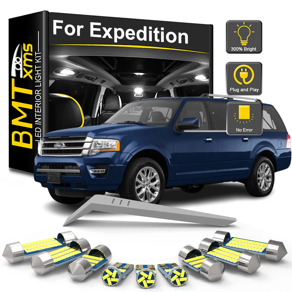 BMTxms For Ford Expedition 1997-2008 2009 2010 2011 2012 2013 2014 2015 2016 2017 Car LED Interior Light Bulb Kit Lamp Canbus
BMTxms For Ford Expedition 1997-2008 2009 2010 2011 2012 2013 2014 2015 2016 2017 Car LED Interior Light Bulb Kit Lamp Canbus