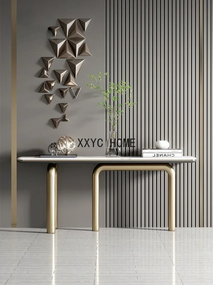 Light Luxury Entrance Cabinet Home Living Room Entrance Hall Art Post-Modern Stone Plate Console Tables Sets
Light Luxury Entrance Cabinet Home Living Room Entrance Hall Art Post-Modern Stone Plate Console Tables Sets