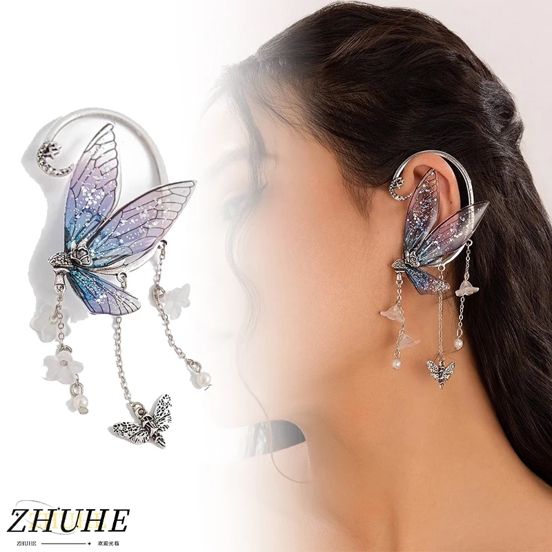 The Y2K Spicy Girl Fairy Butterfly Ear Clip Is A Niche Design For Women, Exuding A Sense Of Fashion And Sophistication
The Y2K Spicy Girl Fairy Butterfly Ear Clip Is A Niche Design For Women, Exuding A Sense Of Fashion And Sophistication
