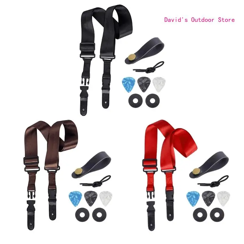 Guitar Strap Nylon Guitar Strap with Leather End for Guitars, Strap Button X3UA
Guitar Strap Nylon Guitar Strap with Leather End for Guitars, Strap Button X3UA