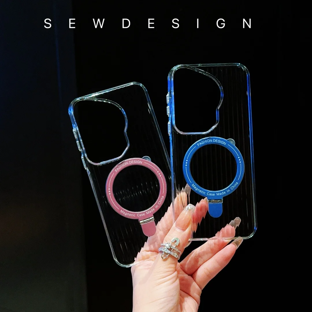 For Huawei Pura 80 Pro 70 Ultra Case Magnetic Strap Rows Clear Pattern Ring Holder Fashion Mobile Phone Cover
For Huawei Pura 80 Pro 70 Ultra Case Magnetic Strap Rows Clear Pattern Ring Holder Fashion Mobile Phone Cover