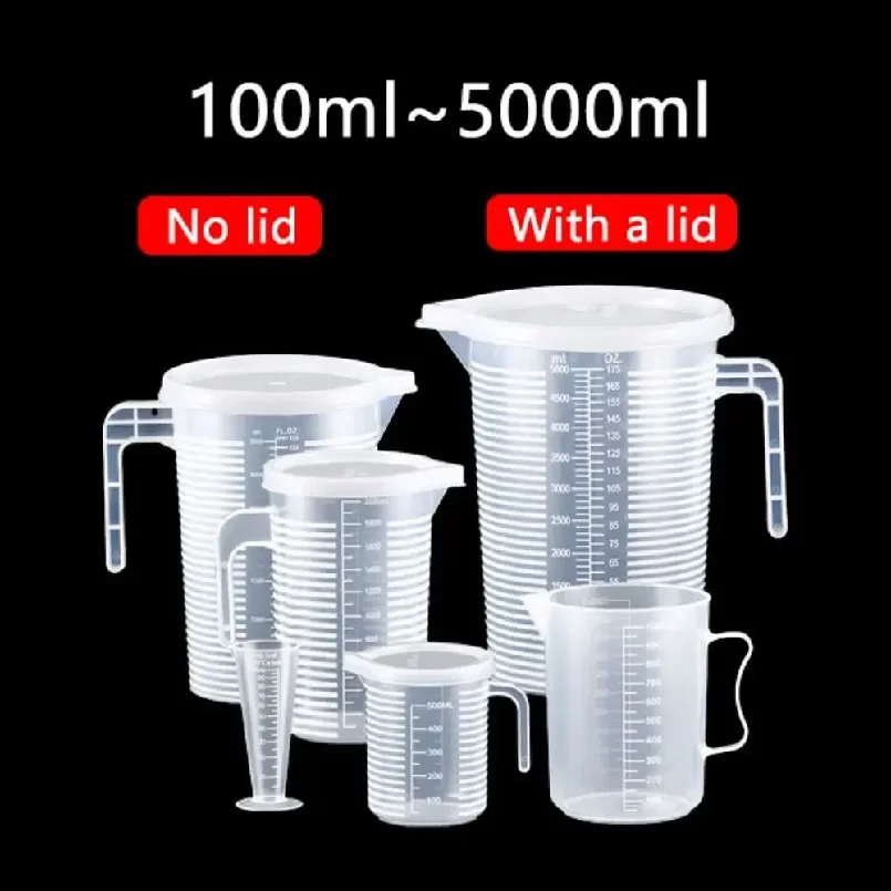 Thickened Plastic Measuring Cup with Scale Food Grade Measuring Cup Experimental Measuring Cup Beaker Plastic Cup
Thickened Plastic Measuring Cup with Scale Food Grade Measuring Cup Experimental Measuring Cup Beaker Plastic Cup