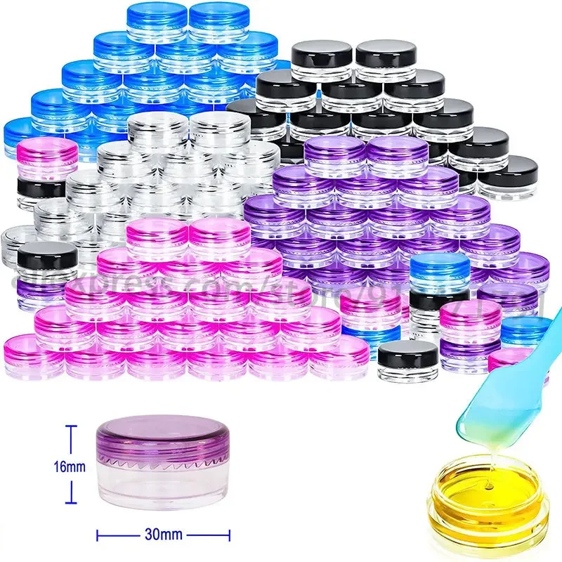 100Pieces 5g Clear Pink Plastic Pot Jars Empty Cosmetic Container with Lid for Creams Sample Make-Up Storage
100Pieces 5g Clear Pink Plastic Pot Jars Empty Cosmetic Container with Lid for Creams Sample Make-Up Storage