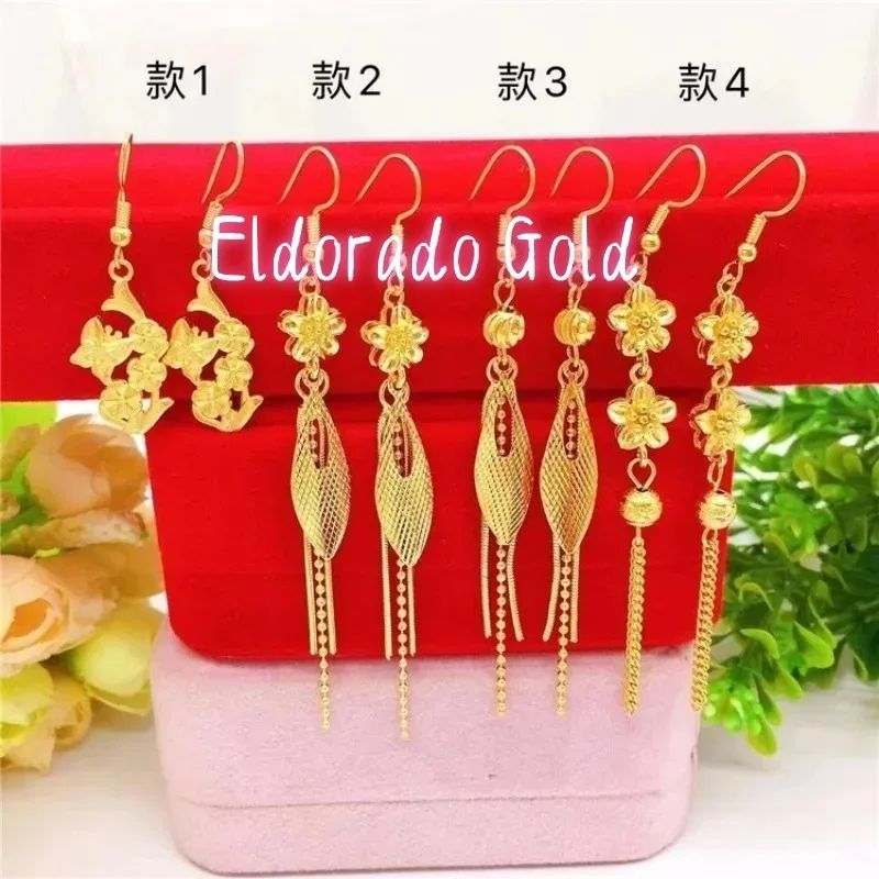 Eldorado Eldorado Eldorado 24K Real Summer Tassel Earrings For Women's Fashion 9999 Real Earrings Flower Je
Eldorado Eldorado Eldorado 24K Real Summer Tassel Earrings For Women's Fashion 9999 Real Earrings Flower Je