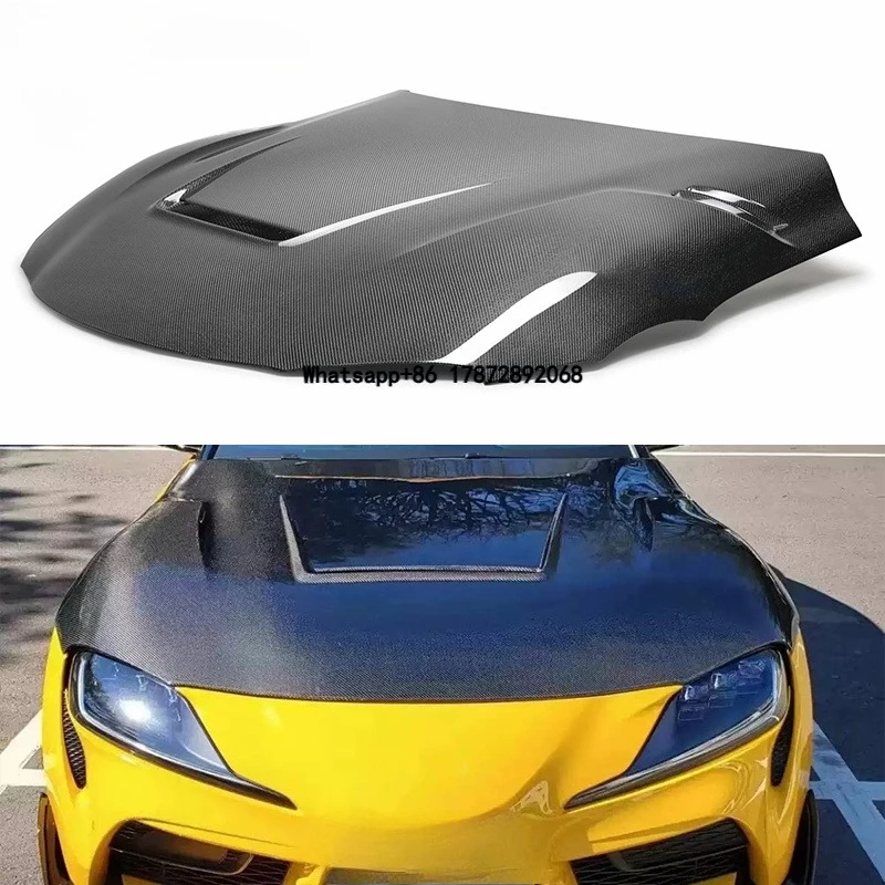 VS Style High Quality Carbon Fiber Hood for Supra GR A90 A91 MK5 2013-2023 Front Engine Cover Bonnet Auto Parts Cover
VS Style High Quality Carbon Fiber Hood for Supra GR A90 A91 MK5 2013-2023 Front Engine Cover Bonnet Auto Parts Cover