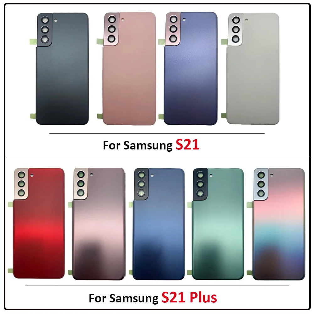 NEW Battery Back Cover Rear Door Replacement Housing Case With Glue Adhesive With Camera Lens For Samsung S21 / S21 Plus
NEW Battery Back Cover Rear Door Replacement Housing Case With Glue Adhesive With Camera Lens For Samsung S21 / S21 Plus