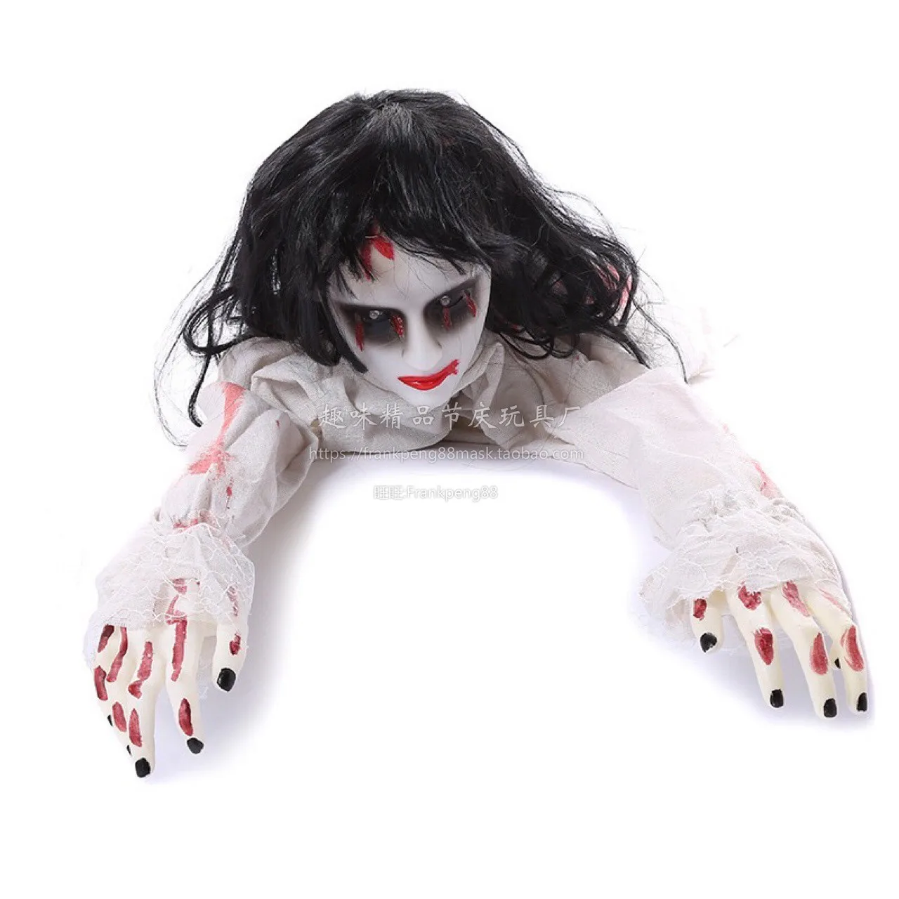 Halloween decoration voice-activated sensor crawling long-haired ghost electric voice light secret room haunted house bar horror
Halloween decoration voice-activated sensor crawling long-haired ghost electric voice light secret room haunted house bar horror