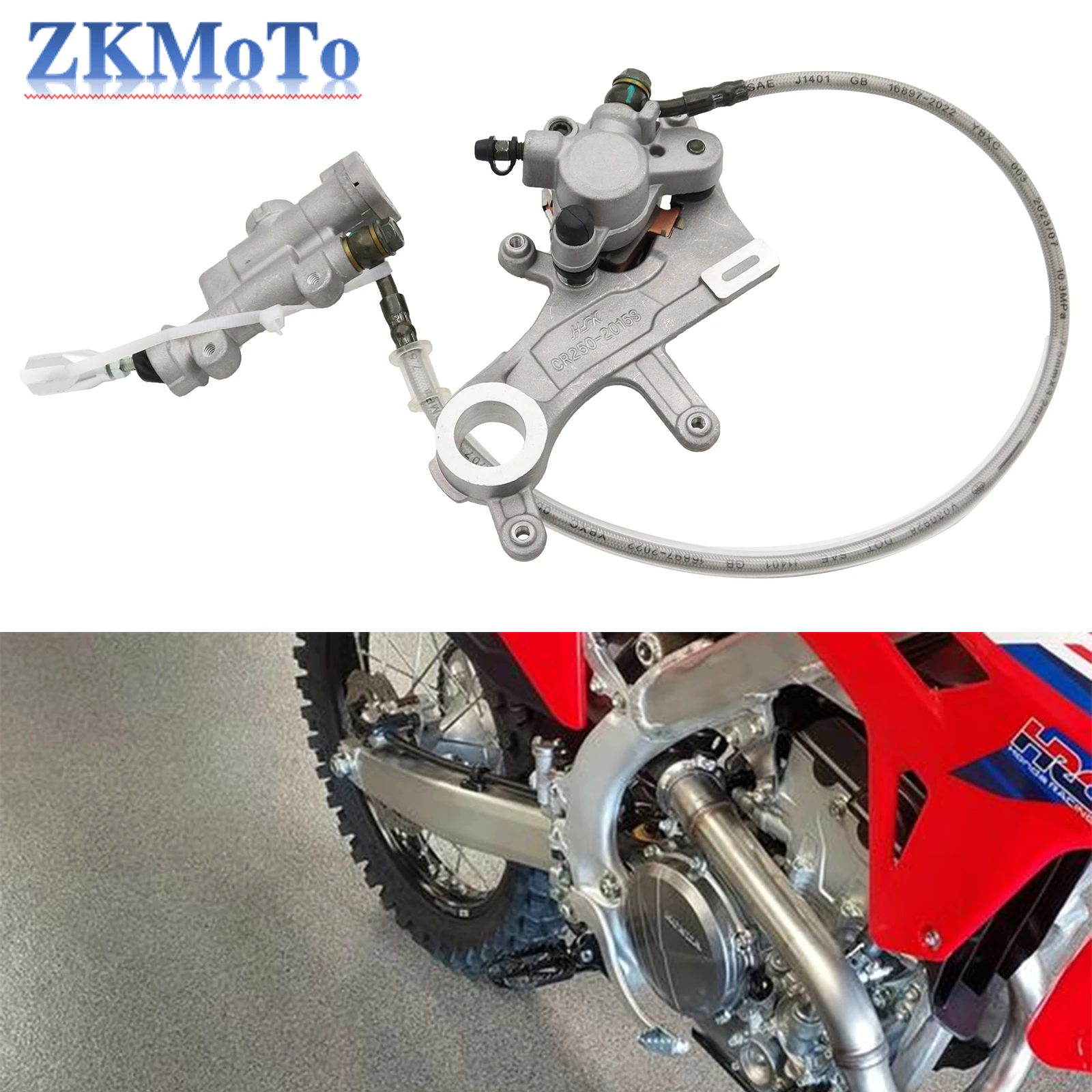 Motocross Rear Caliper Brake Assembly For Honda CRF250R CRF250X CRF250RX CRF450R CRF450X CRF450RX CRF450L CRF450RWE CR250R 150R
Motocross Rear Caliper Brake Assembly For Honda CRF250R CRF250X CRF250RX CRF450R CRF450X CRF450RX CRF450L CRF450RWE CR250R 150R