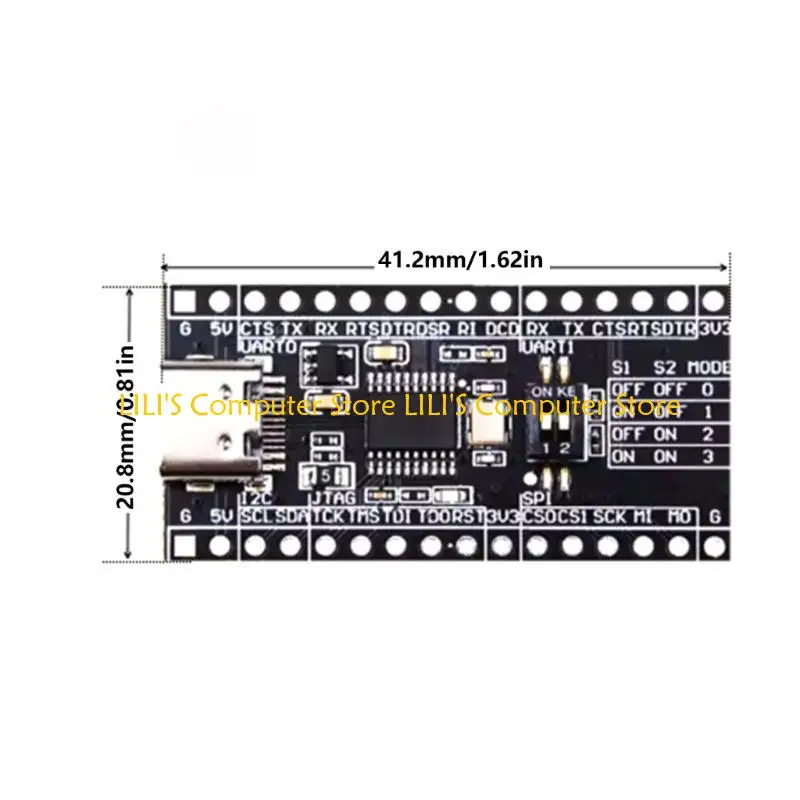 A52B Versatility USB to Serial Module USB Adapter for Microcontroller Communication in Robotics and Automation CH347 Chip
A52B Versatility USB to Serial Module USB Adapter for Microcontroller Communication in Robotics and Automation CH347 Chip