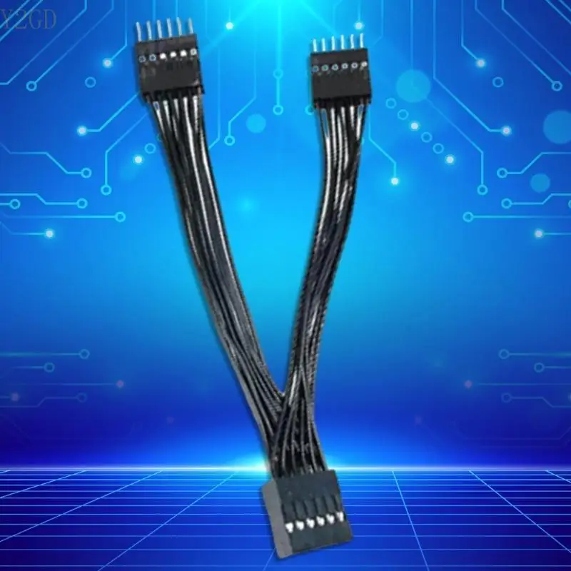 Материнские платы за компьютер Y2GD USB Удлиняющий кабель 11PIN Женский до 2-портового мужского сплиттера
Материнские платы за компьютер Y2GD USB Удлиняющий кабель 11PIN Женский до 2-портового мужского сплиттера