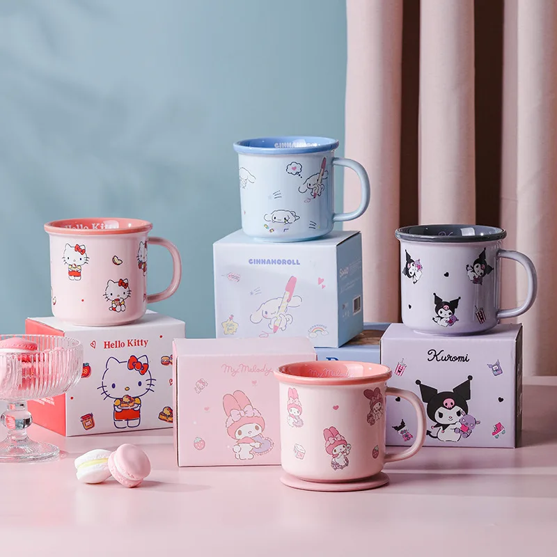 Cute Hello Kitty My Melody Ceramic water cup Ceramic Milk mug Gift box packing Personalized and creative coffee cup
Cute Hello Kitty My Melody Ceramic water cup Ceramic Milk mug Gift box packing Personalized and creative coffee cup