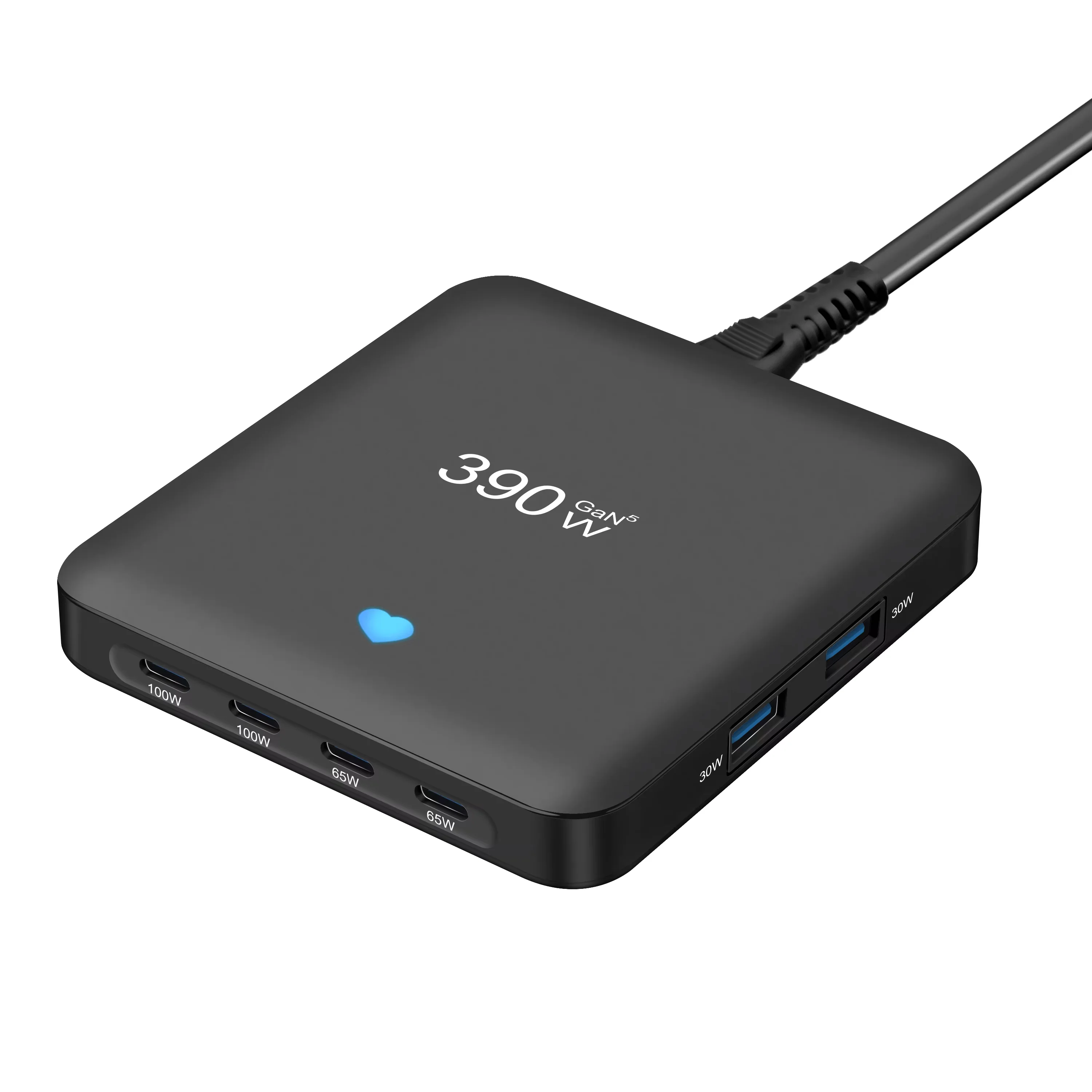 390W GaN Desktop Charger for Phones, Tablets and More, All-New, 4C2A, Multi-Port Charging, Fast Charge, 390W
390W GaN Desktop Charger for Phones, Tablets and More, All-New, 4C2A, Multi-Port Charging, Fast Charge, 390W